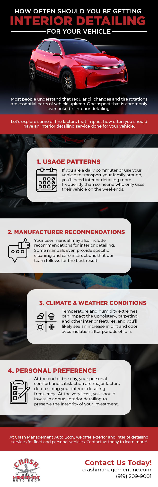 How Often Should You Be Getting Interior Detailing For Your Vehicle?